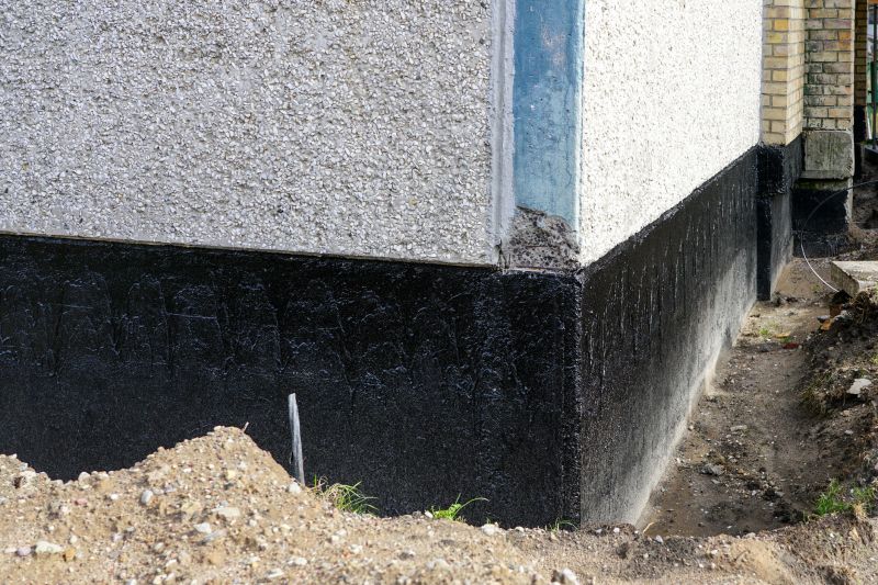 Exterior foundation sealing