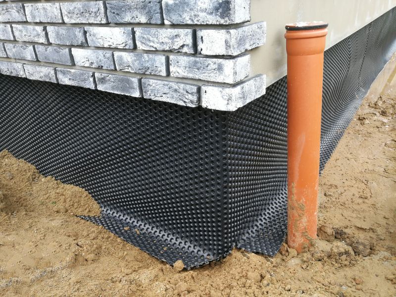 Drain tile installation